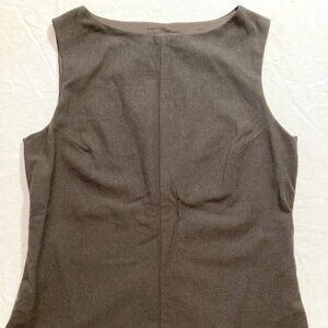 Banana Republic gray wool blend stretch suiting tank top